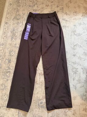 Reflex Dark Brown Wide Leg Pants
